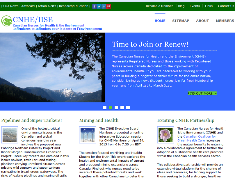 Canadian Nurses for Health & the Environment