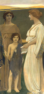 Hygeia and Apollo Mural by Arthur Mathews, 1912